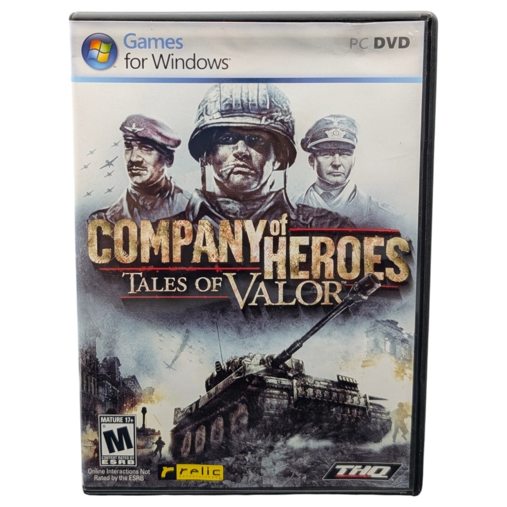 Company of Heroes Tales of Valor‎ PC DVD Windows Game Relic THQ